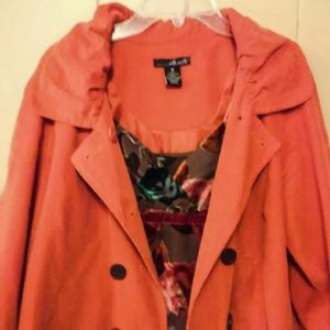 Willi Smith Pumpkin Orange Blazer
