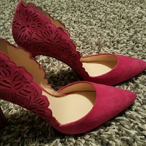 Jessica Simpson Pink Suede Pump