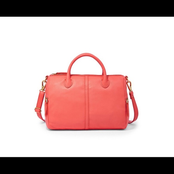 Fossil Erin Satchel in Watermelon