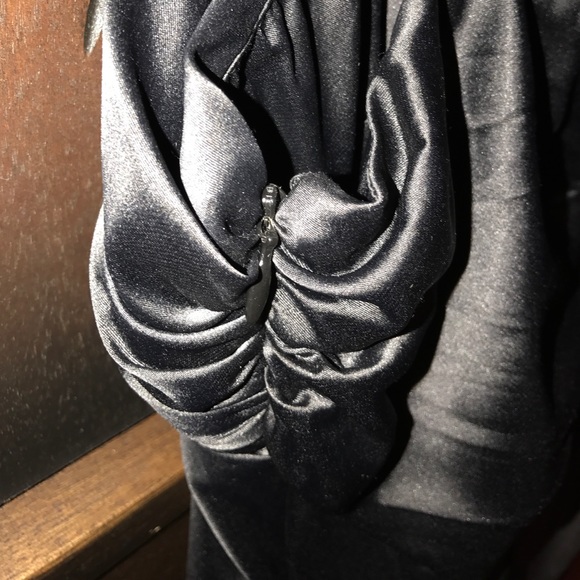Dressy black tank top with spaghetti straps - Picture 4 of 4