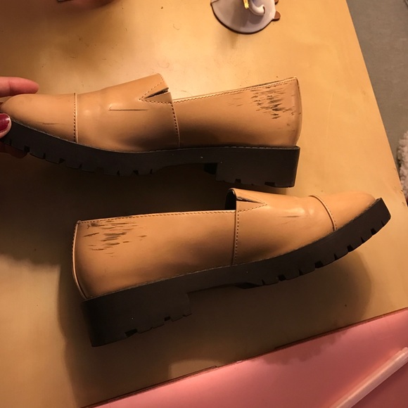 Nude oxfords flats - Picture 3 of 4