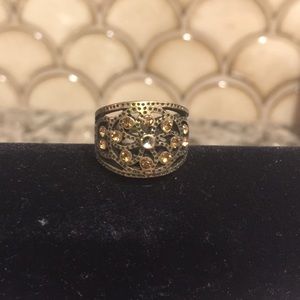 Lia Sophia Motif Ring Size 7