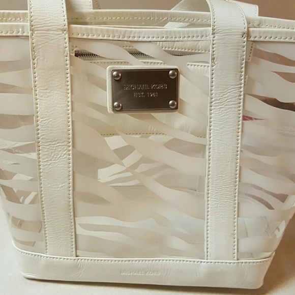 michael kors see through bag