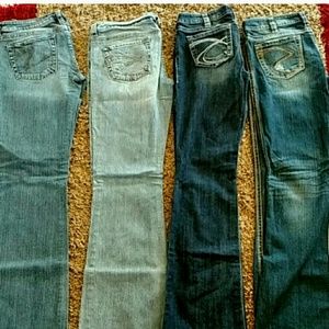 Left Pair of Silver Jeans
