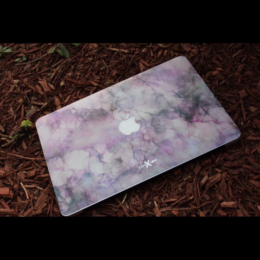 ⚡️Purple Blur Marble MacBook Skin⚡️