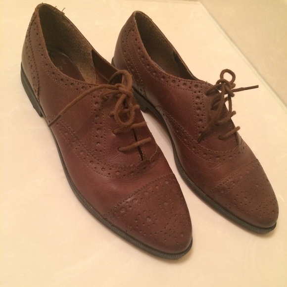 Leather Craft Brown Oxfords