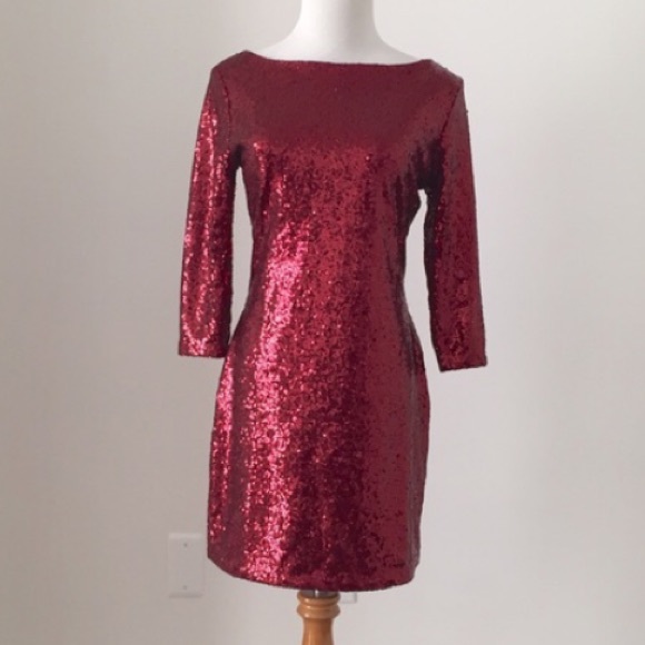 Sequined mini dress