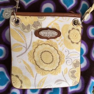 Sale! Spartina yellow crossbody NWOT never used!