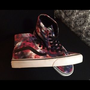 ❌SOLD❌VANS rose galaxy high tops