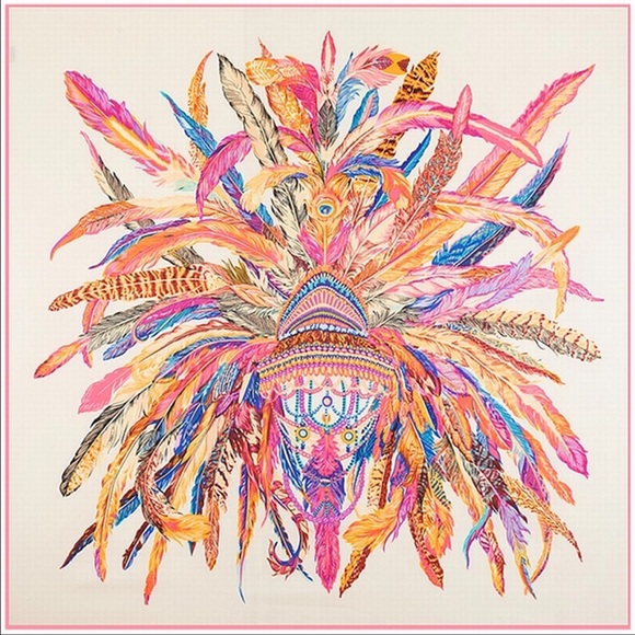 Luxury Gorgeous Huge Twill Silk Scarf!