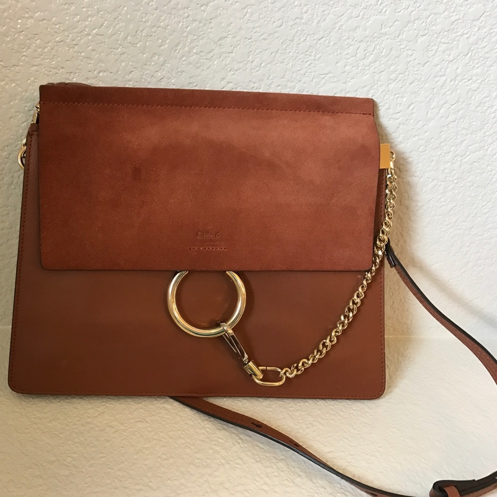Chloe Faye Medium Flap Shoulder Bag - Picture 5 of 8