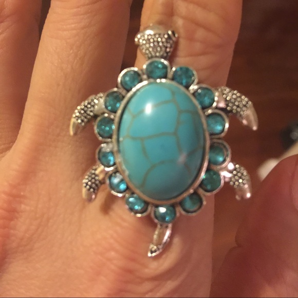 Turtle adjustable ring - Picture 2 of 2