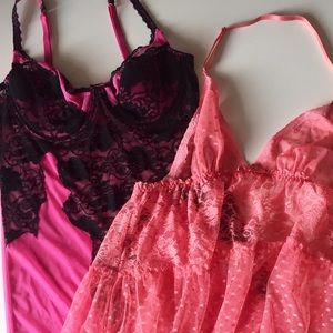 Two Size large Fredericks lingerie (never worn)