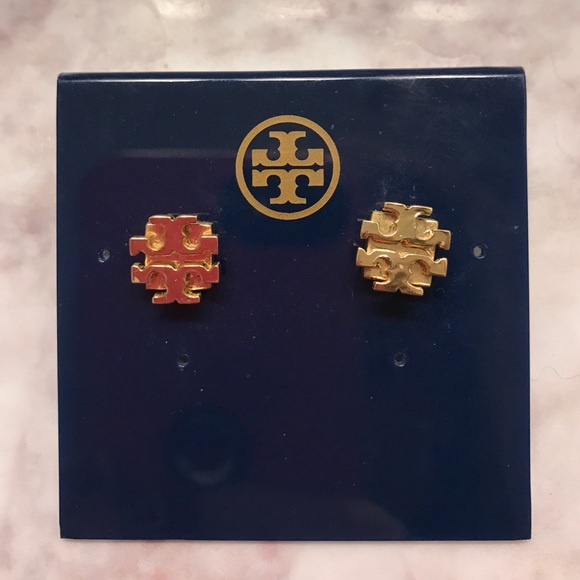 Tory Burch T Logo Earrings