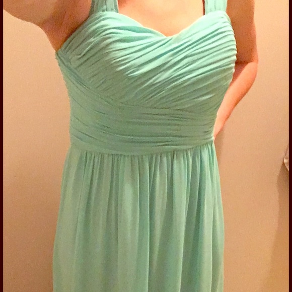 Donna Morgan collection bridesmaid dress