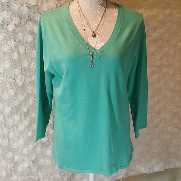 Sweater - Coldwater Creek -Teal
