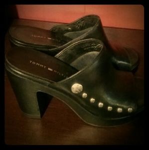 Tommy Hilfiger Black Studded Platform