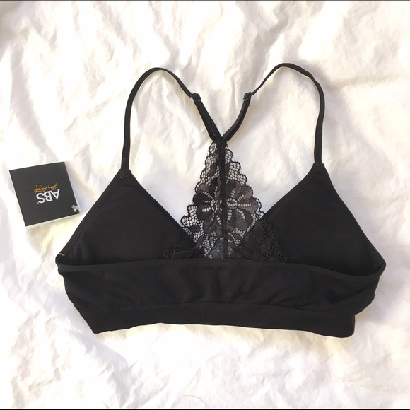 {bralette} ✨DEAL✨black lace racerback - Picture 3 of 4