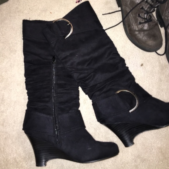Black boots