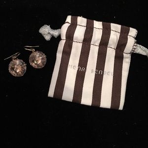 Henri Bendel crystal drop earrings