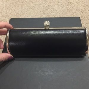 Beautiful black and silver evening bag