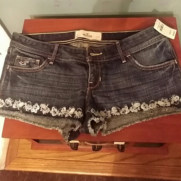 Hollister jean shorts
