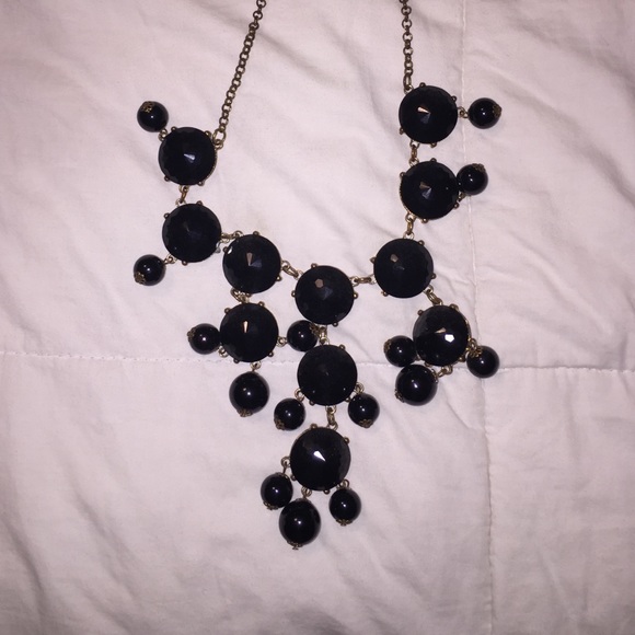 Black bubble necklace