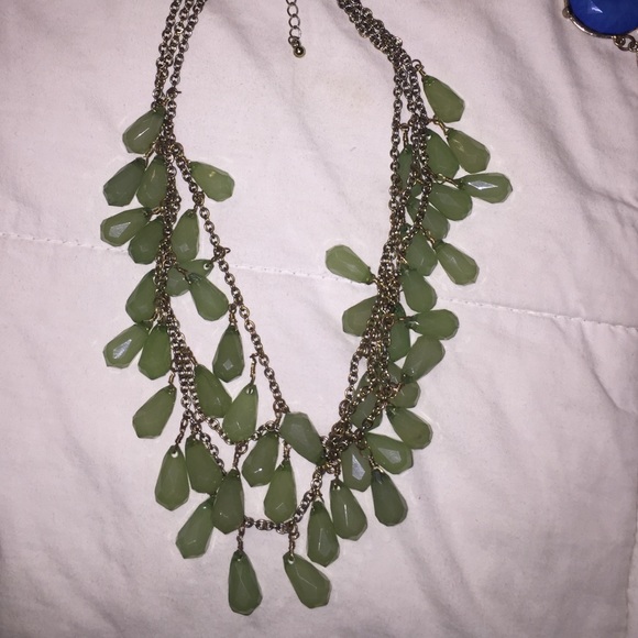 Mint green necklace
