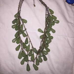 Mint green necklace