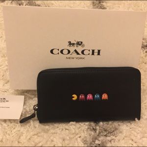 Coach Pacman Accordion Zip Wallet