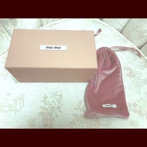 Miu Miu Sunglass Case Bag and Box