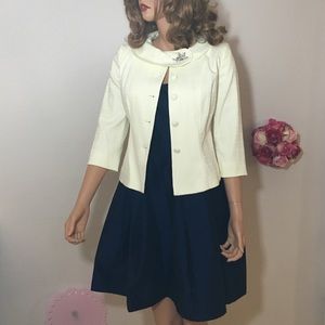 Vintage jacket with jewel accent