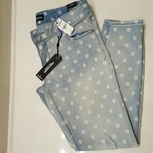 Polka dot Ankle jean legging