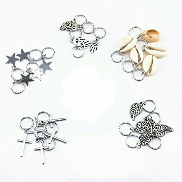 😎Boho Hair/Braid Rings for Hair "Piercing"😎 - Picture 2 of 5