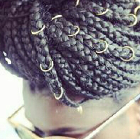 😎Boho Hair/Braid Rings for Hair "Piercing"😎 - Picture 4 of 5