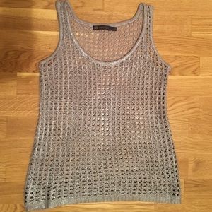 Taupe Knitted Tank Size LG