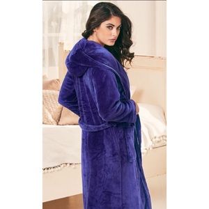 Adore Me MARTHA blue long robe size xs