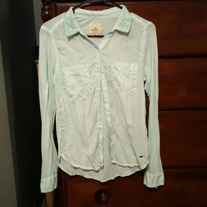 Hollister long sleeve button up