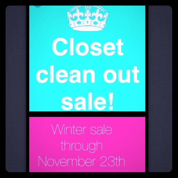 Starting tomorrow! All prices are NEGOTIABLE!