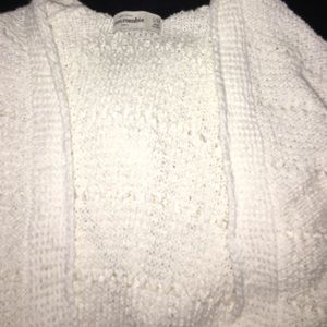 abercrombie and fitch kids cardigan- white