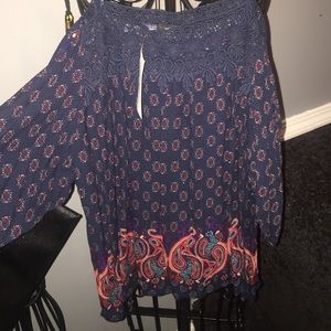 Off the shoulder shirt