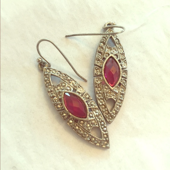 Art Deco jeweled earrings