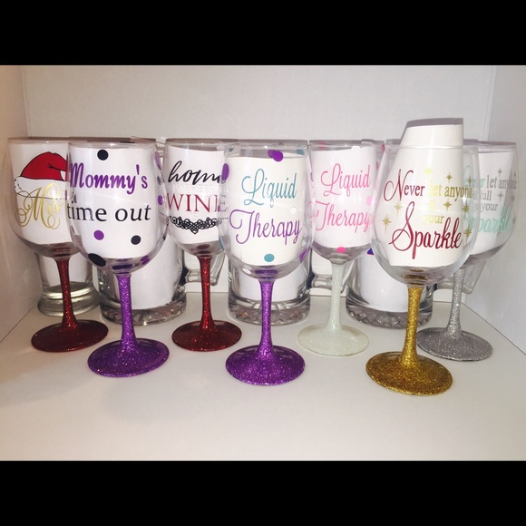 Personalized wine glass - Picture 1 of 3