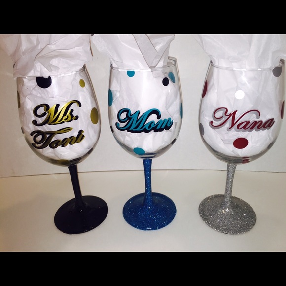 Personalized wine glass - Picture 2 of 3