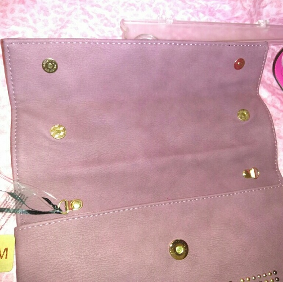 Purple studded clutch - Picture 3 of 5