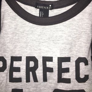 forever 21 'PERFECT 10' ringer top