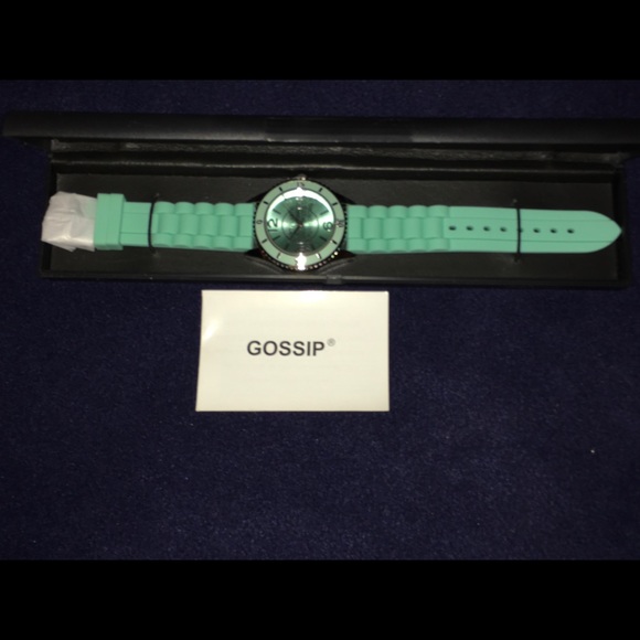 Gossip watch in mint green