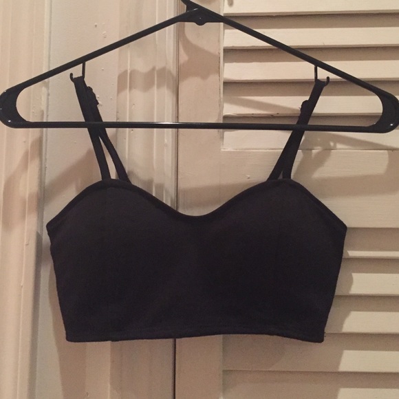 Black Caged Back Bralette