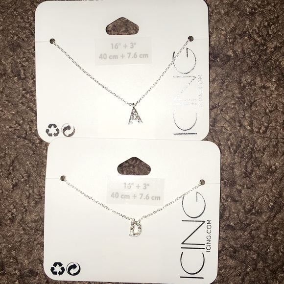 "A" & "D" letter necklaces