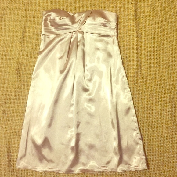 Strapless champagne cocktail dress - Picture 1 of 1